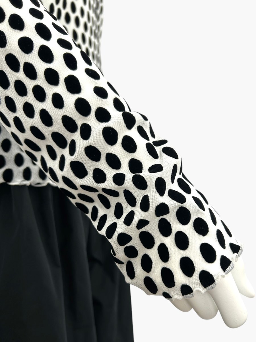 画像7: ランダムドットチュール ラウンドネック  (7)