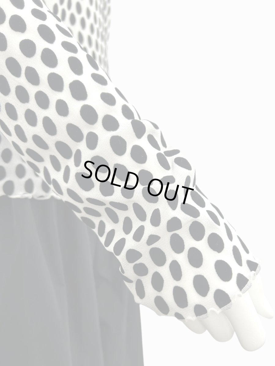 画像7: ランダムドットチュール ラウンドネック  (7)