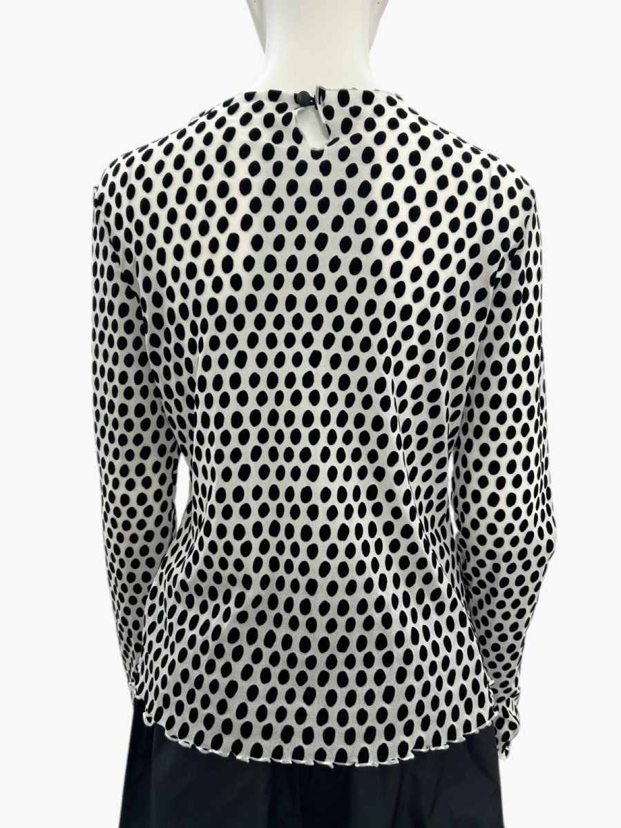 画像3: ランダムドットチュール ラウンドネック  (3)