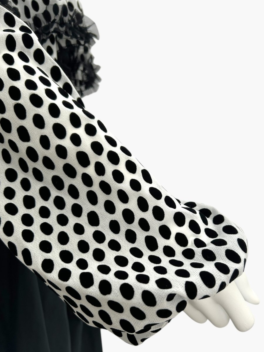 画像13: ランダムドットチュール カーディガン  (13)