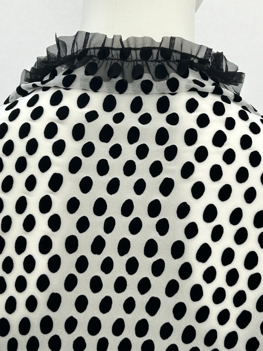 画像14: ランダムドットチュール カーディガン  (14)