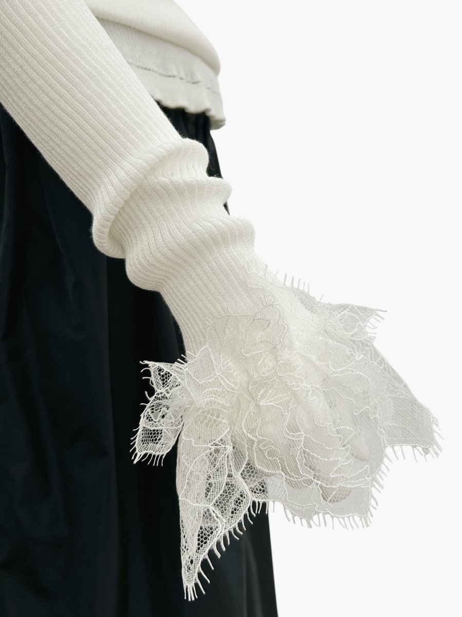 画像4: ベールリブニット スタンドネック  (4)