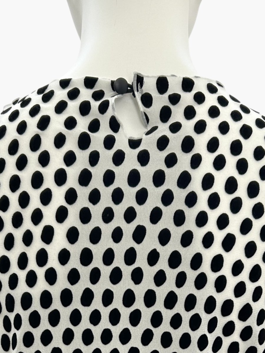 画像6: ランダムドットチュール ラウンドネック  (6)