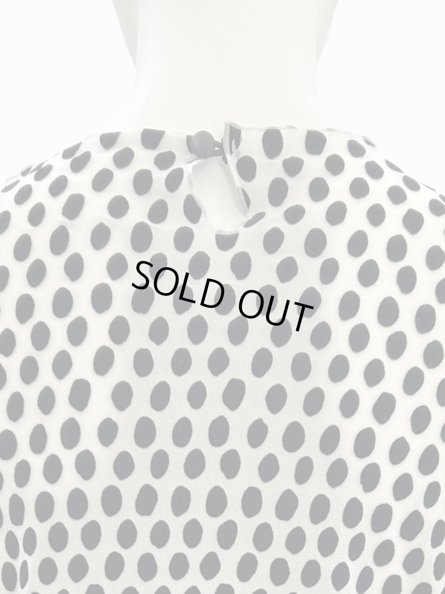 画像6: ランダムドットチュール ラウンドネック  (6)