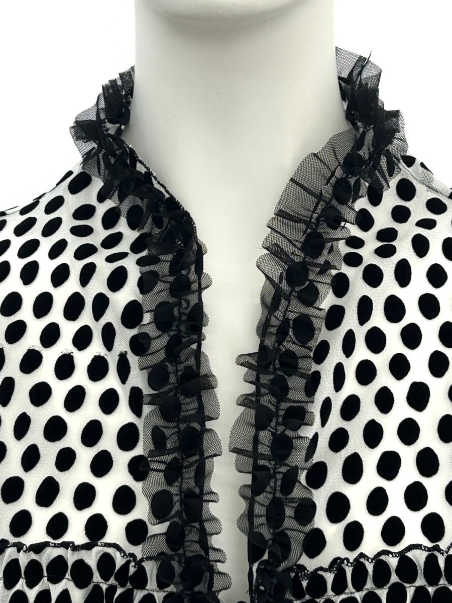 画像11: ランダムドットチュール カーディガン  (11)