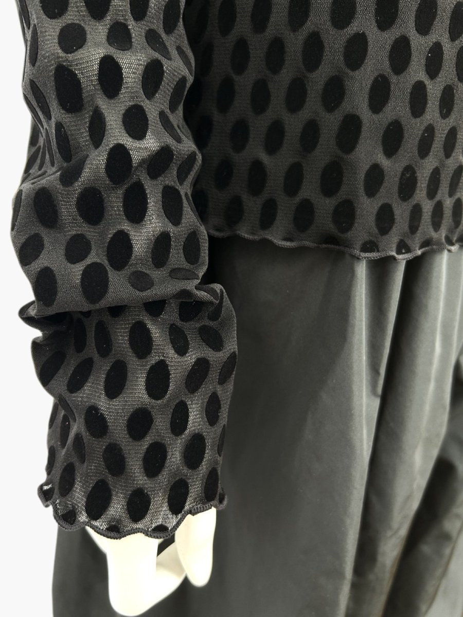 画像6: ランダムドットチュール　スタンドネック (6)