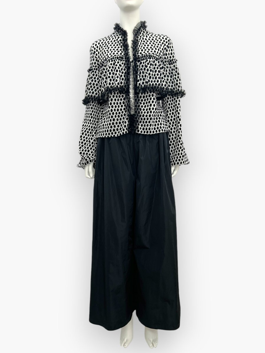 画像15: ランダムドットチュール カーディガン  (15)