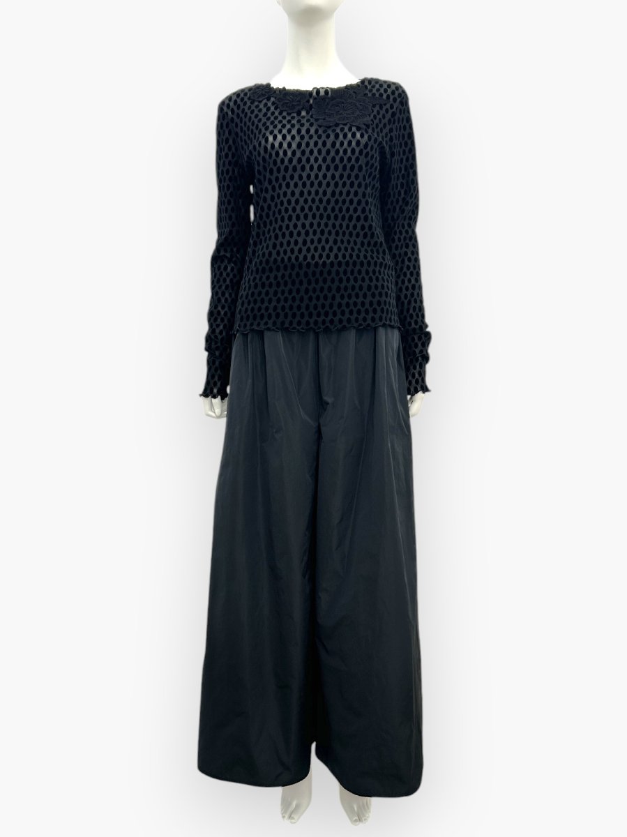 画像16: ランダムドットチュール ラウンドネック  (16)