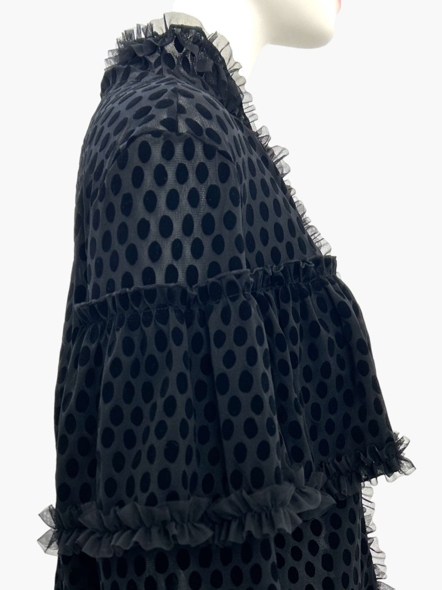 画像5: ランダムドットチュール カーディガン  (5)