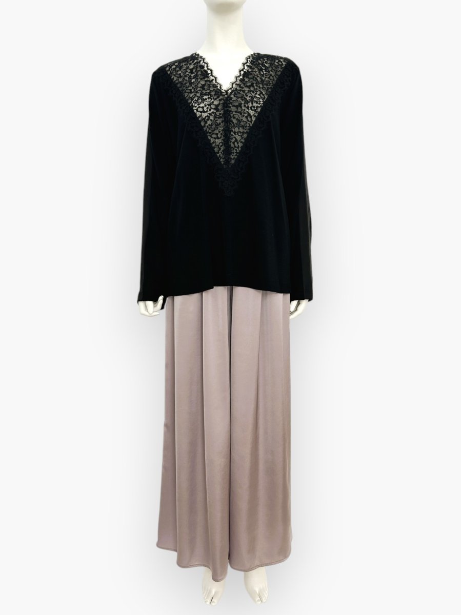 画像16: クイーンウールスムース Vネックレース  (16)