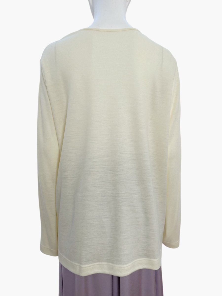 画像3: クイーンウールスムース Vネックレース  (3)