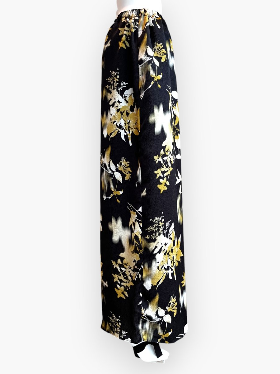 画像2: オンブレフラワープリント　パンツ  (2)