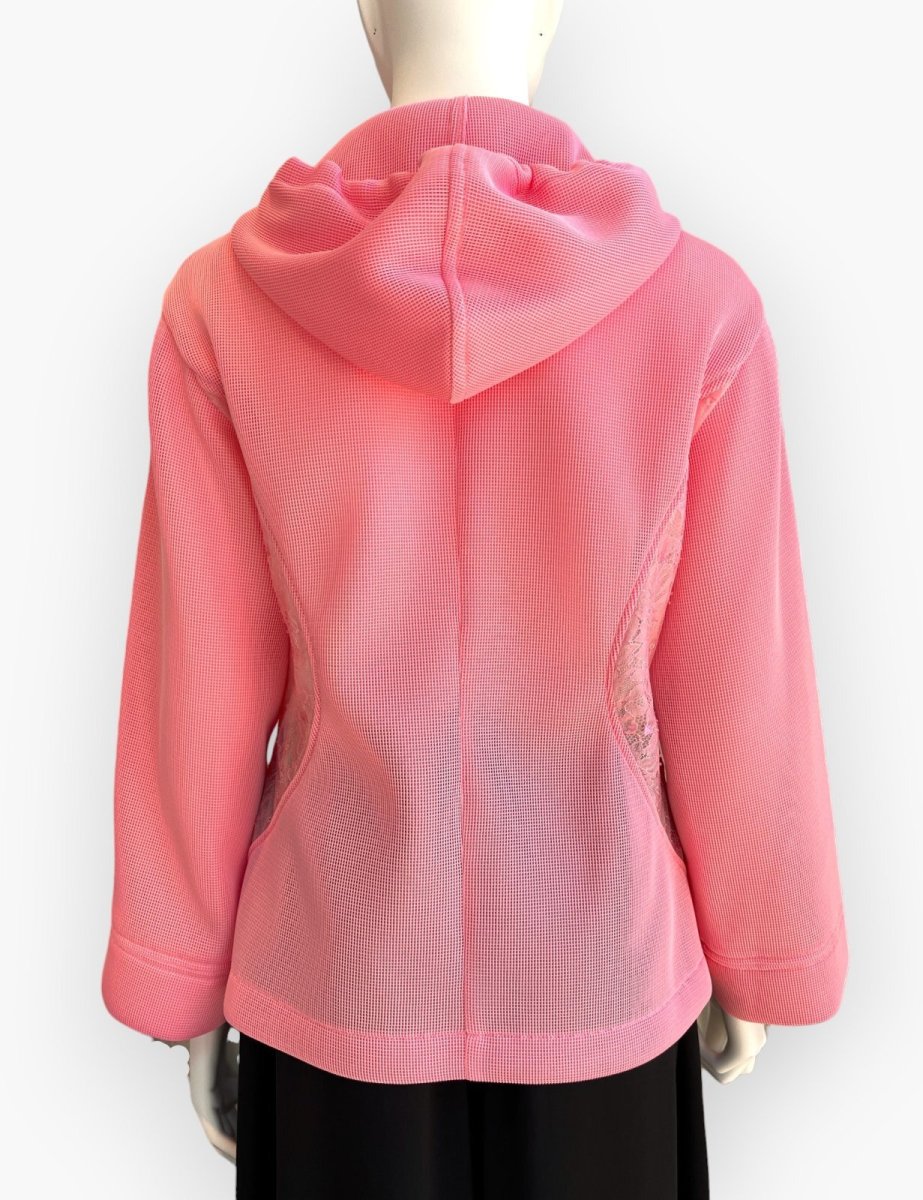 画像11: 3Dメッシュ フード付きブルゾン  (11)