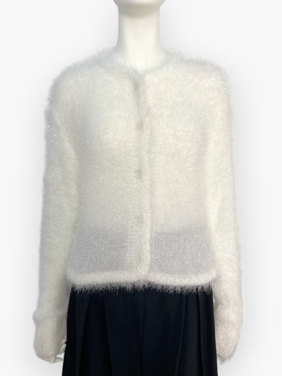 画像1: NYシャギー　カーディガン  (1)