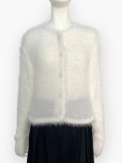 画像1: NYシャギー　カーディガン  (1)