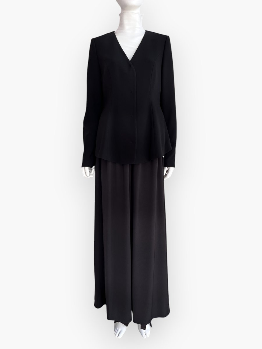 画像10: レーシーサテン　ワイドパンツ  (10)