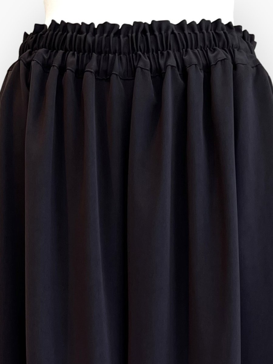 画像9: レーシーサテン　ワイドパンツ  (9)