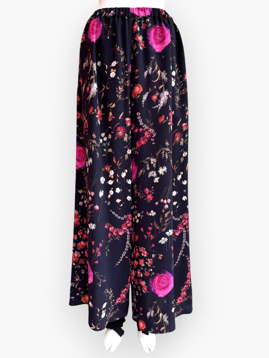 画像6: ミクスチャーフラワープリント パンツ  (6)