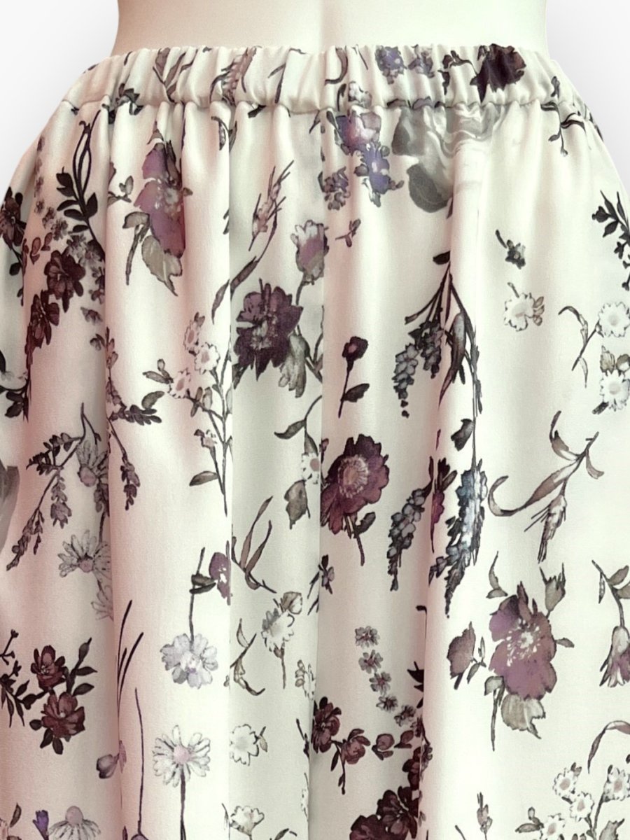 画像4: ミクスチャーフラワープリント パンツ  (4)