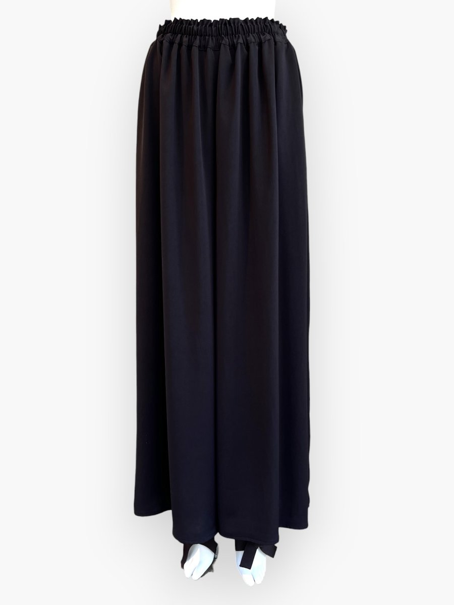 画像5: レーシーサテン　ワイドパンツ  (5)