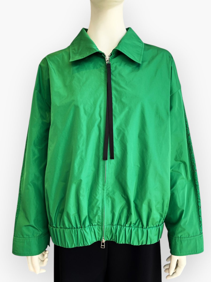 画像1: メモリータフタ ブルゾン  (1)