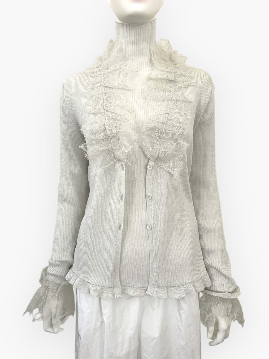 画像10: ベールリブニット スタンドネック  (10)