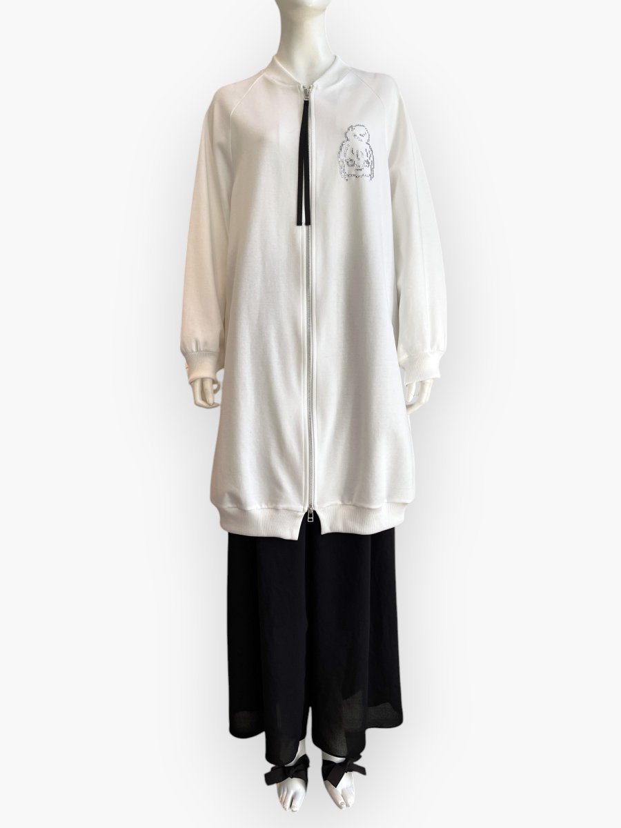 画像7: プリティージャージ　ロングブルゾン  (7)