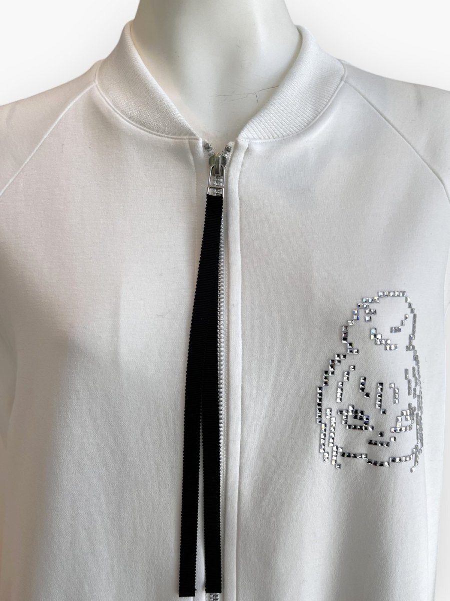 画像4: プリティージャージ　ロングブルゾン  (4)