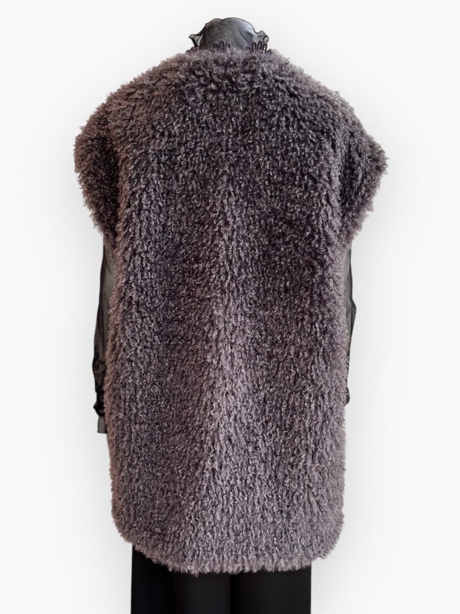 画像3: エコファー　ジレ  (3)