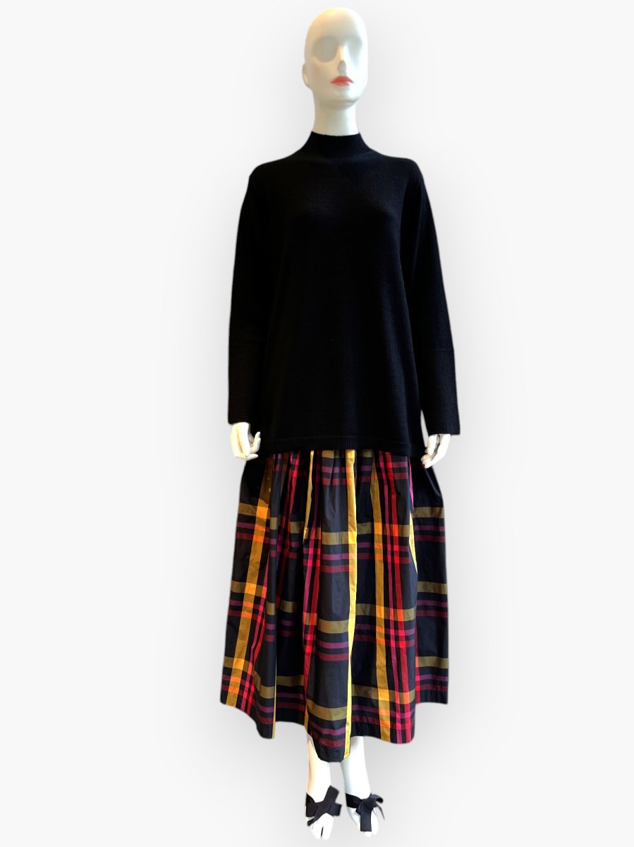 画像10: バイカラーニット　チュニック  (10)