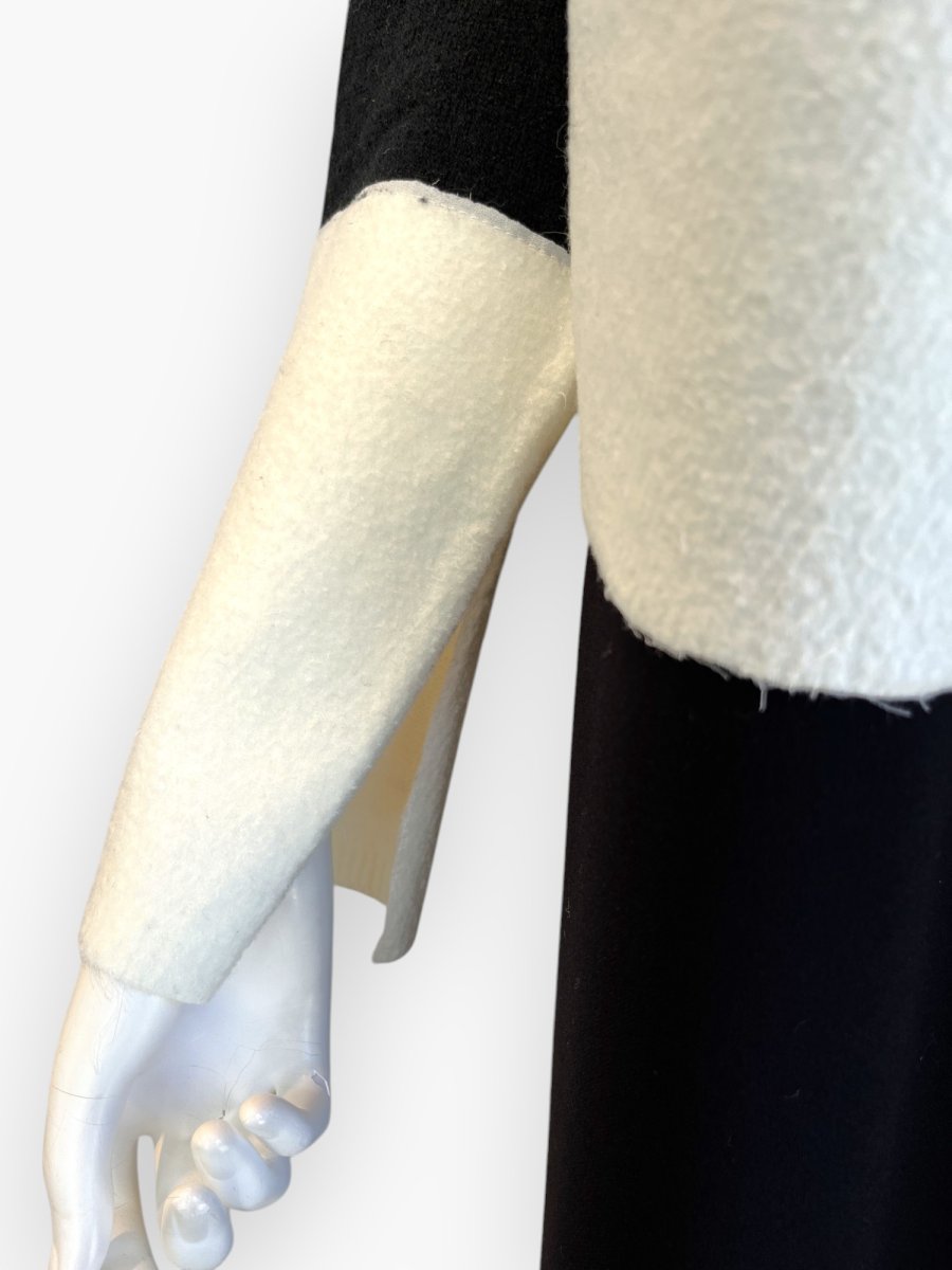 画像4: バイカラーニットカーデ  (4)