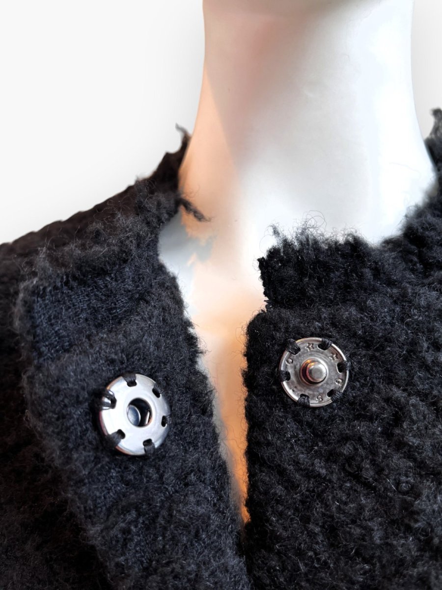 画像11: パールボタン　ツイードジャケット (11)