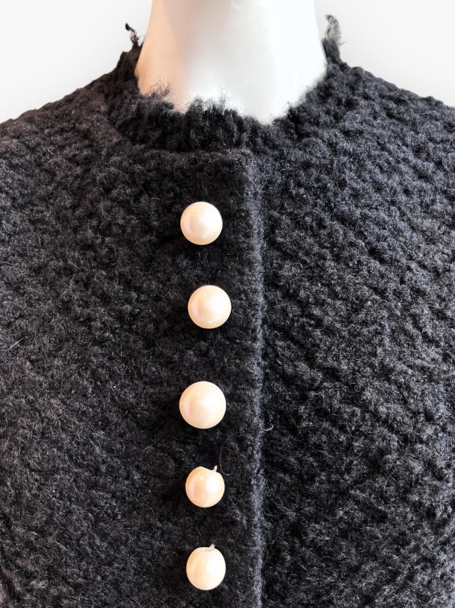 画像10: パールボタン　ツイードジャケット (10)
