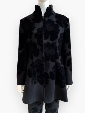 ブラック大花柄/97