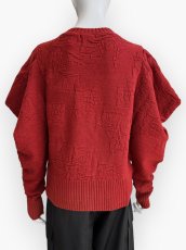 画像8: ローズニット　パフスリーブ  (8)