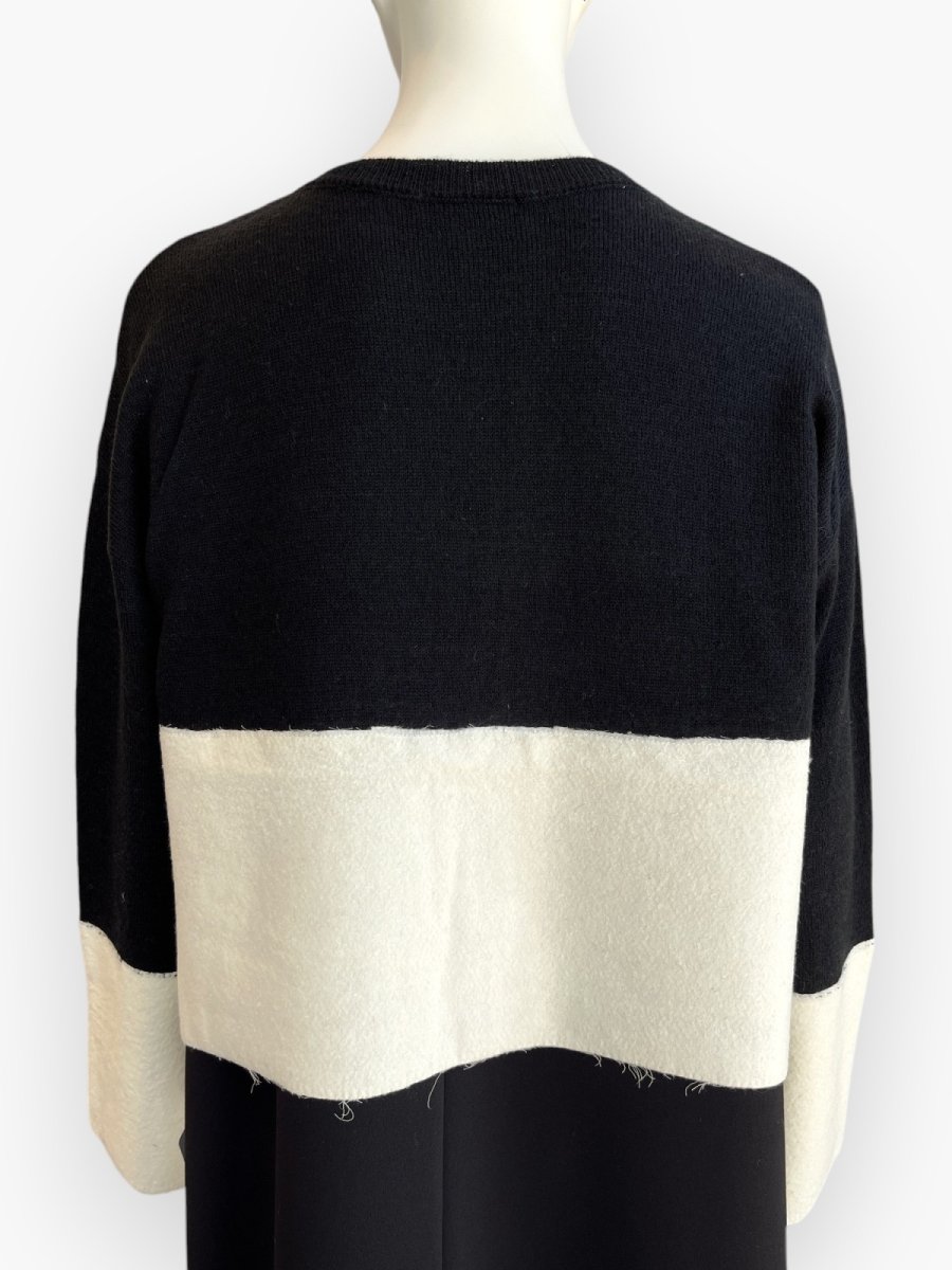 画像3: バイカラーニットカーデ  (3)