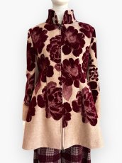 ベージュ大花/17