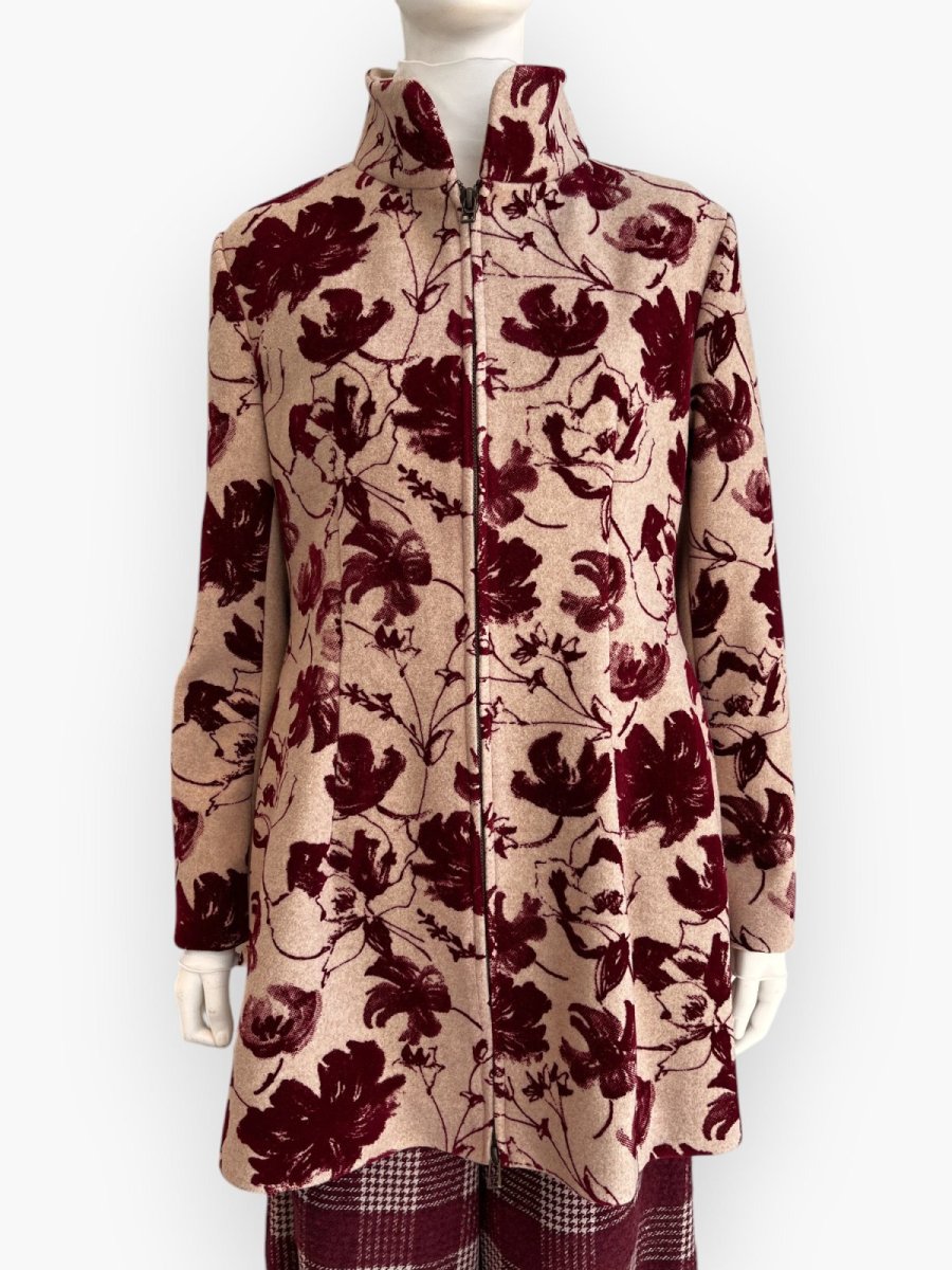 ベージュ総柄/18