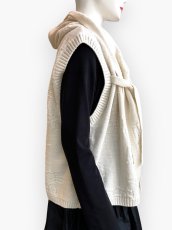 画像2: ローズニット　ジレ (2)