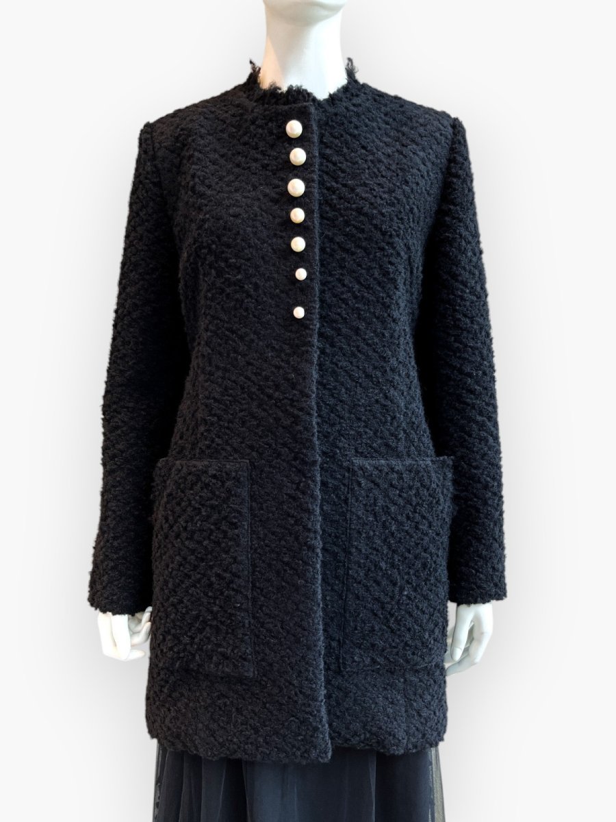 画像7: パールボタン　ツイードジャケット (7)