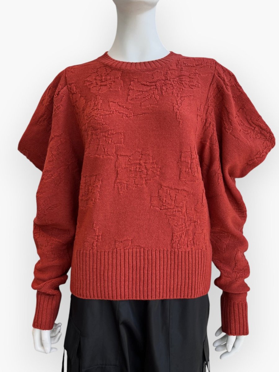 画像6: ローズニット　パフスリーブ  (6)