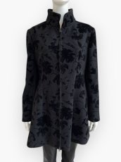 ブラック総柄フラワー/98