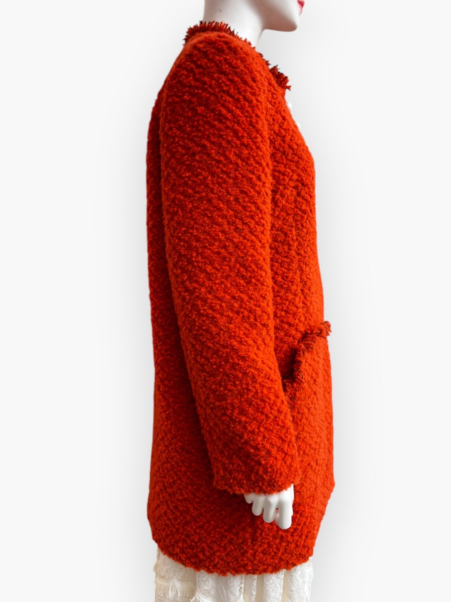 画像2: パールボタン　ツイードジャケット (2)