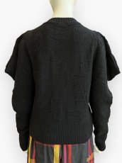 画像13: ローズニット　パフスリーブ  (13)