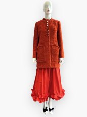 画像6: パールボタン　ツイードジャケット (6)