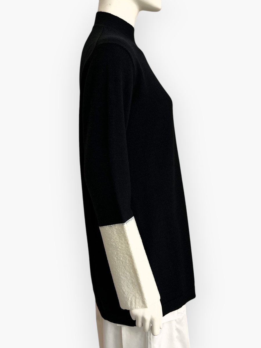 画像5: バイカラーニット　チュニック  (5)