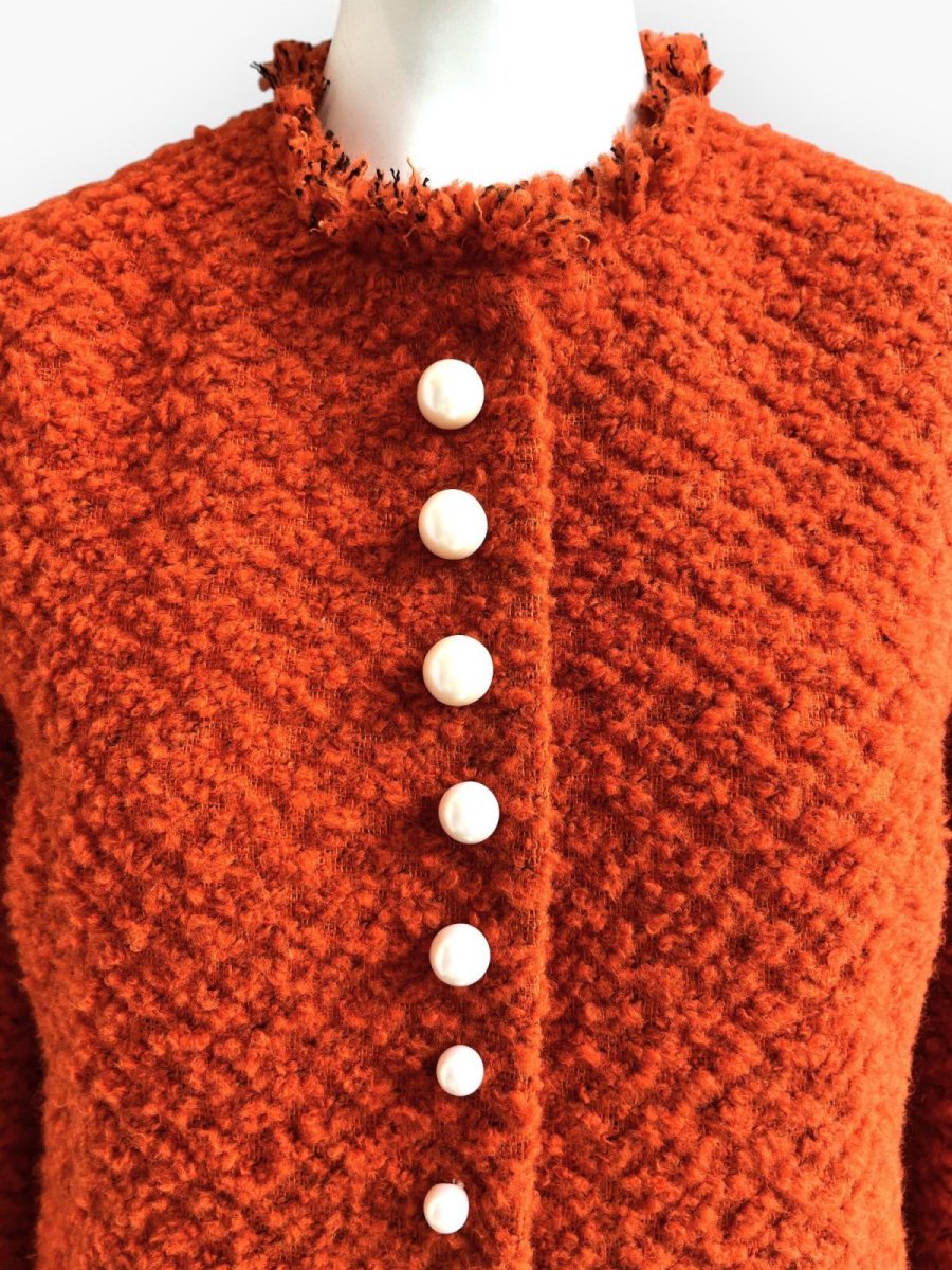 画像4: パールボタン　ツイードジャケット (4)