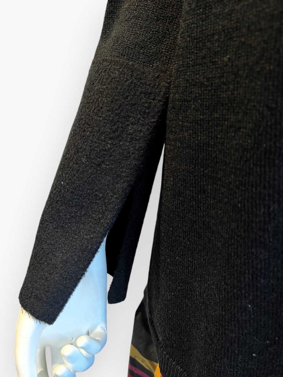 画像9: バイカラーニット　チュニック  (9)