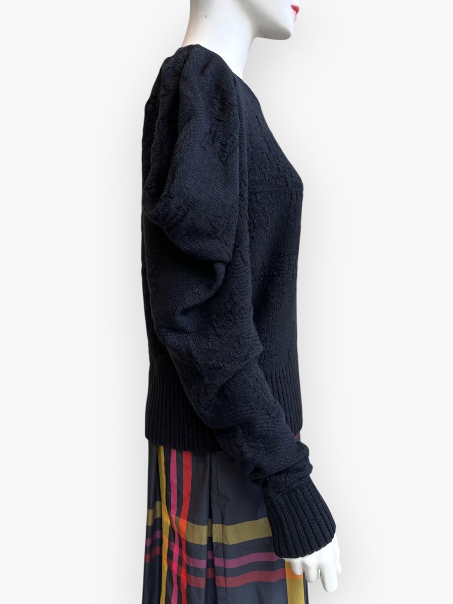 画像12: ローズニット　パフスリーブ  (12)