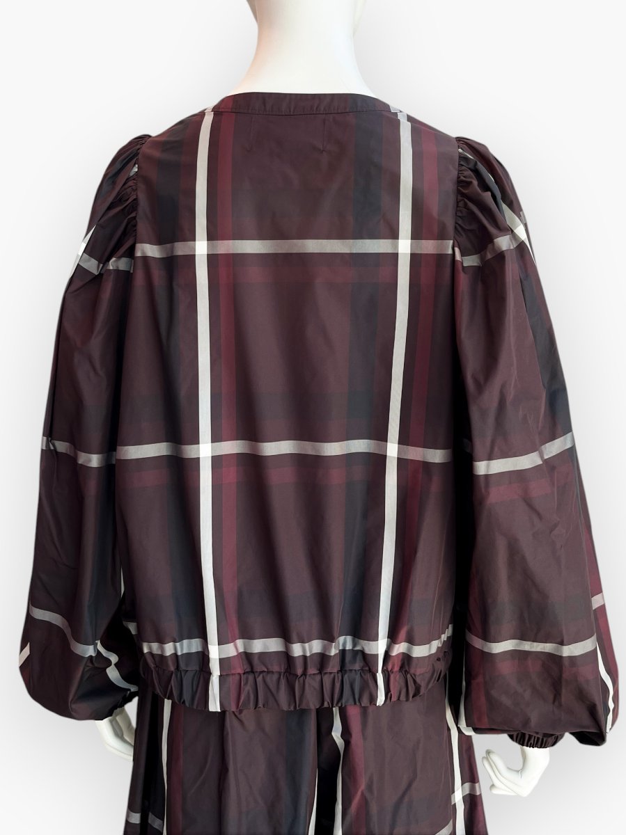 画像8: タフタチェック　ブルゾン  (8)